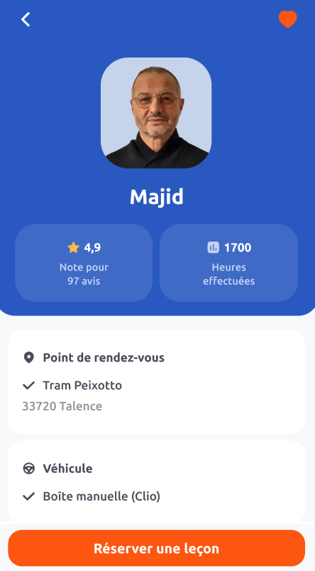 Fiche détaillée du moniteur