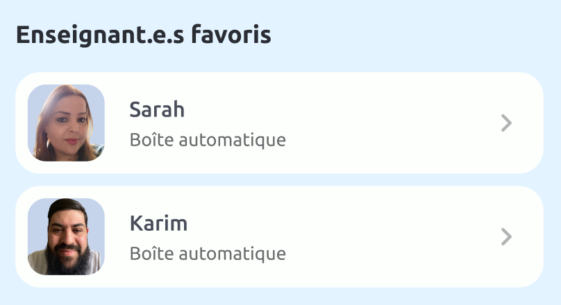 Ajout d'un moniteur en favoris